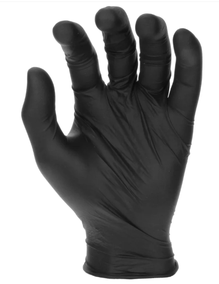 Black Nitrile Gloves (Large)