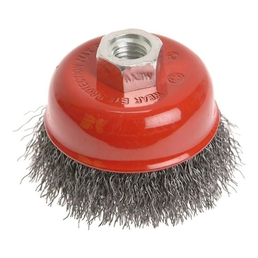 Wire Cup Brush 75mm x M14 x 2 0.30mm by Faithfull
