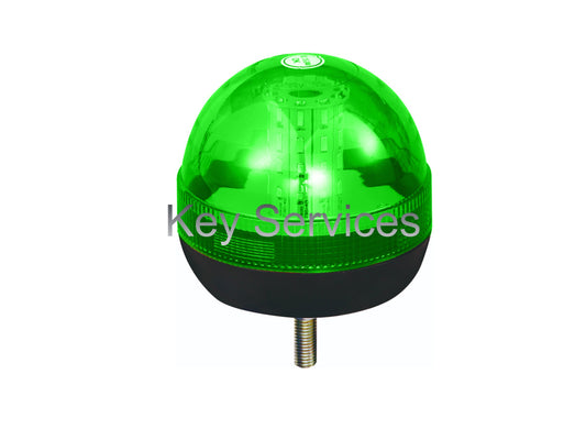 1/2 Lens Green LED Beacon (Single Bolt)