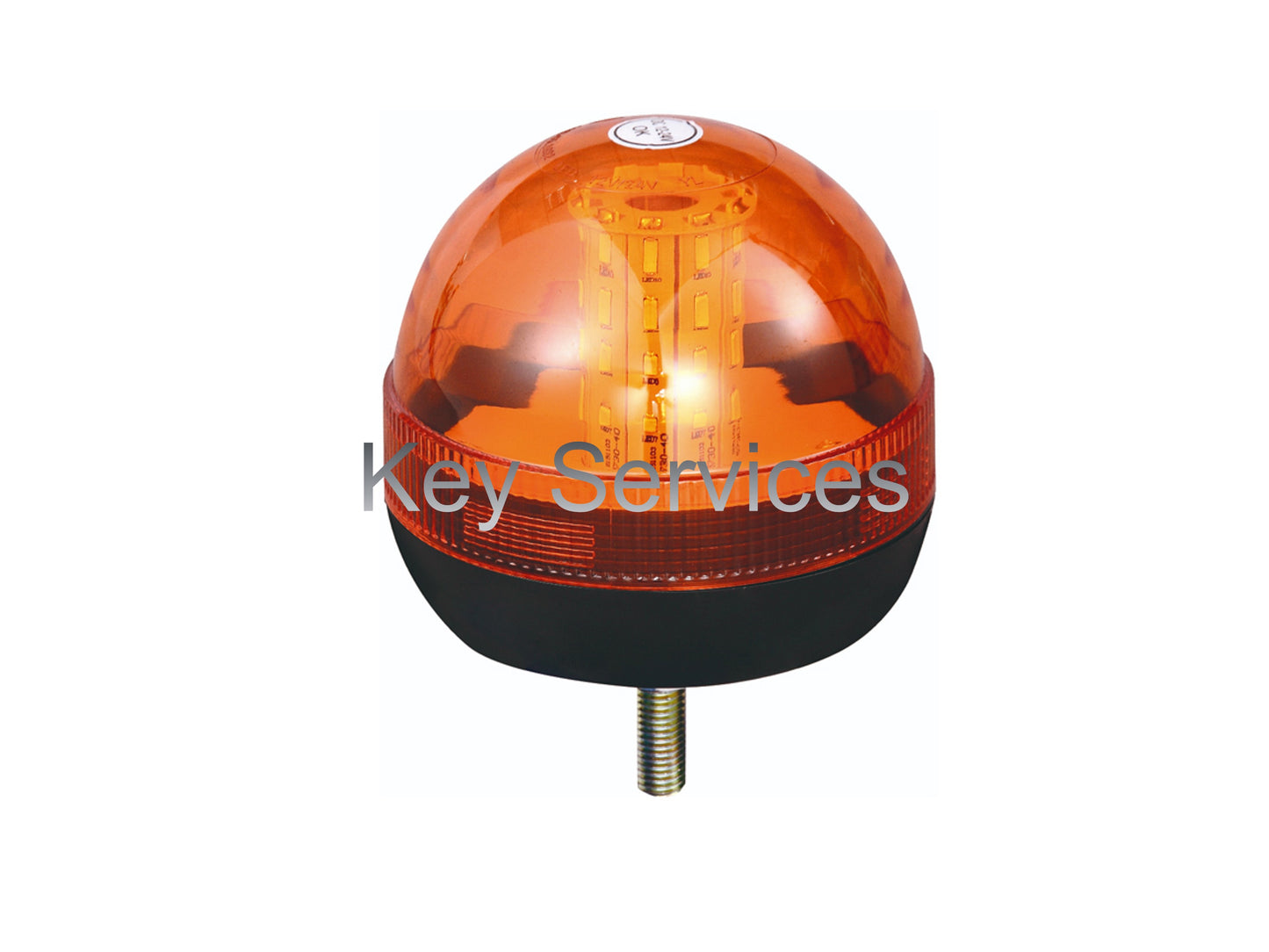 1/2 Lens Amber LED Beacon (Single Bolt)