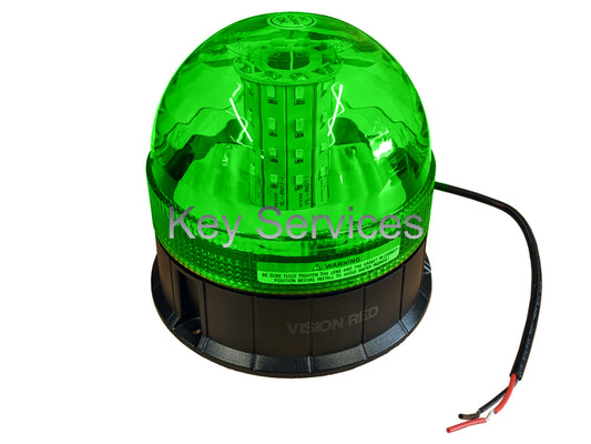 1/2 Lens Green LED Beacon (3 Bolt)