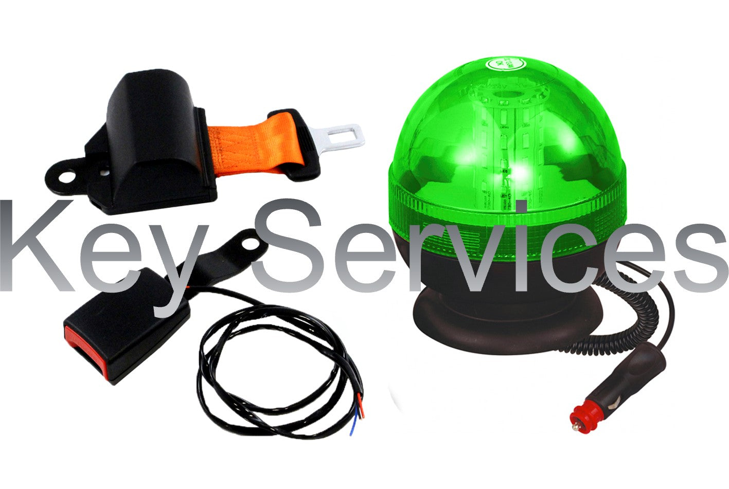 1/2 Lens Beacon Seatbelt Kit (Magnetic)