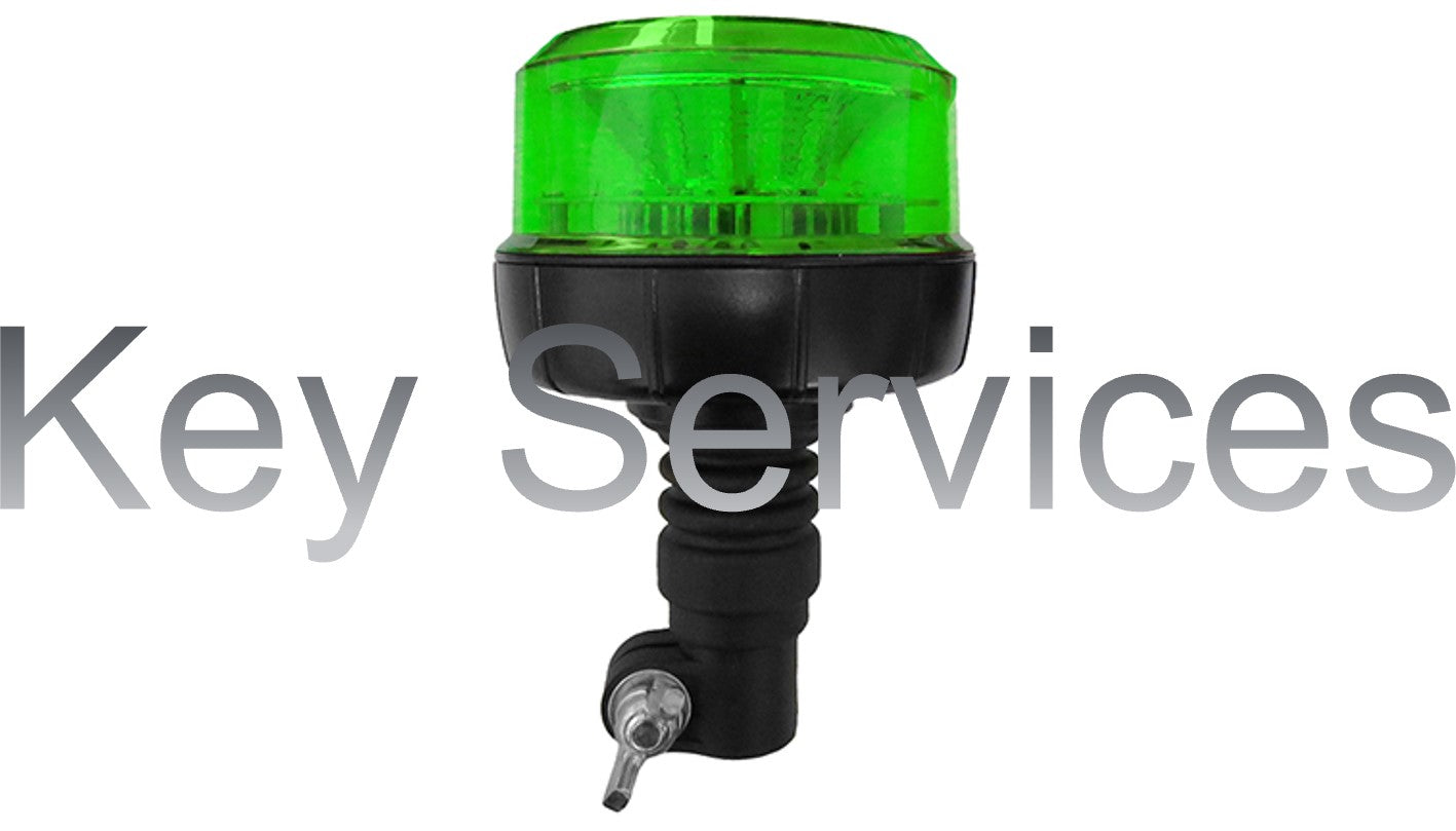 Vivid Low Profile Green LED Beacon (Flexi)