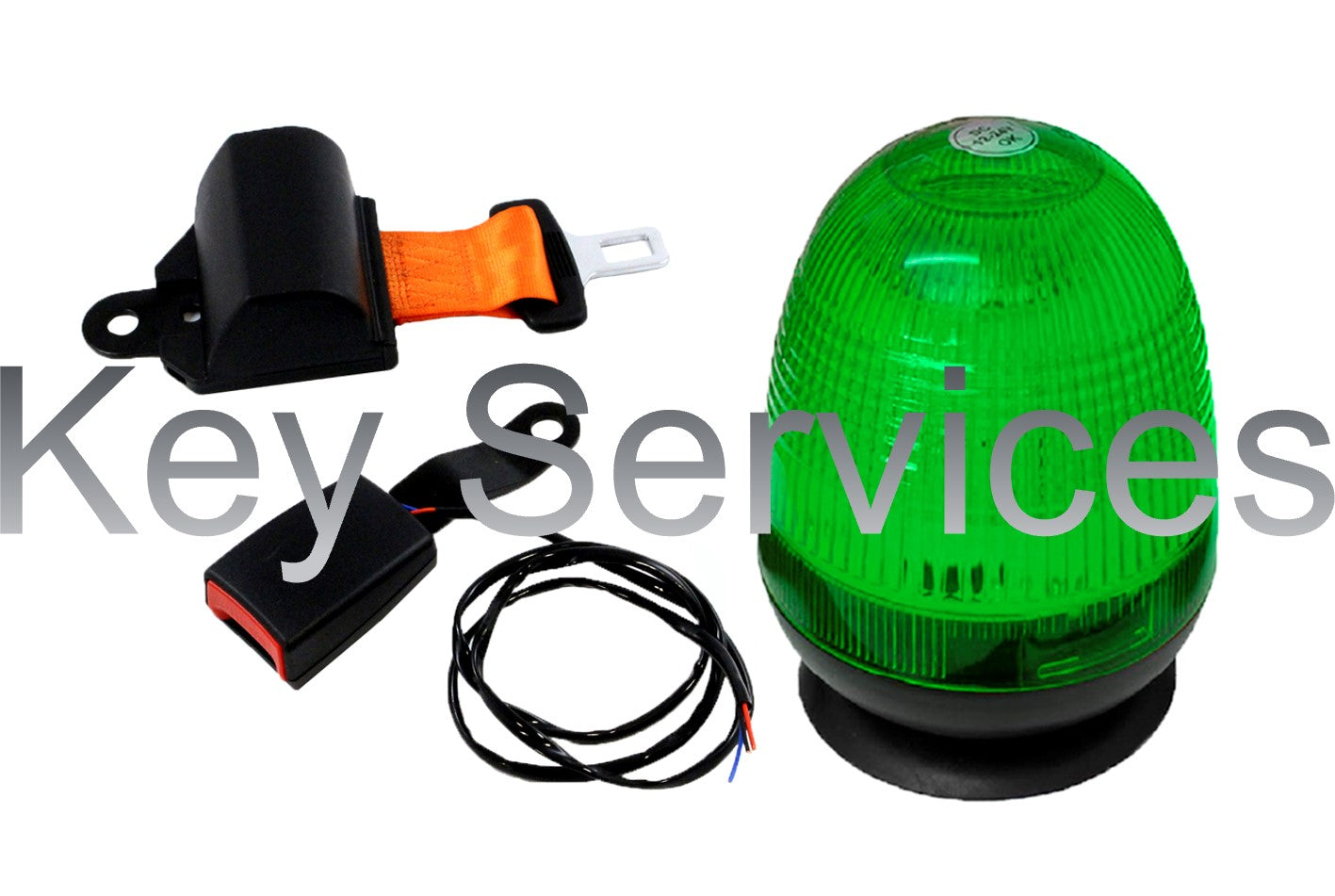 Standard Green Beacon Seatbelt Kit (Magnetic)