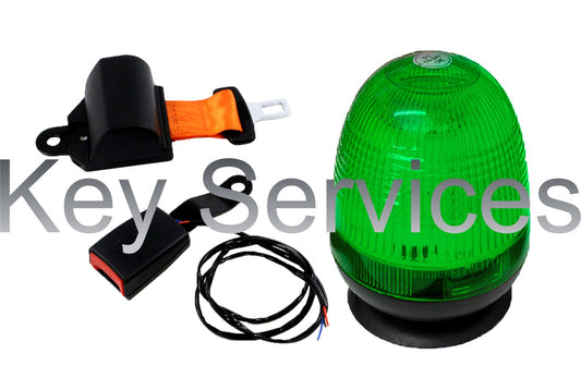 Standard Green Beacon Seatbelt Kit (Magnetic)