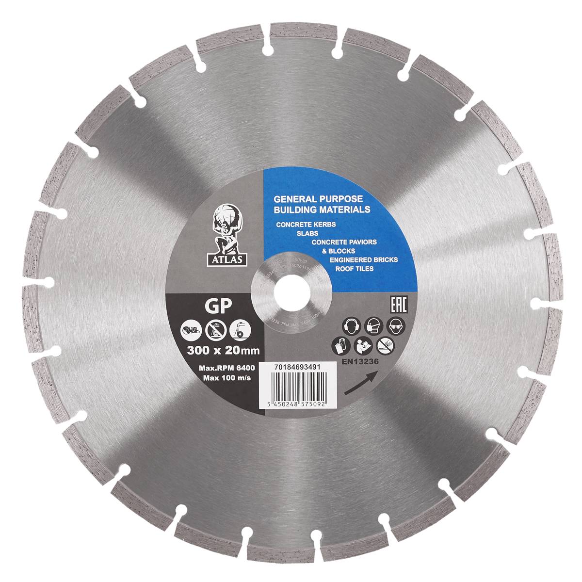 Atlas 300mm General Purpose Diamond Blade