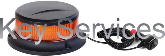 Ultra Low Profile Amber LED Beacon (Magnetic)