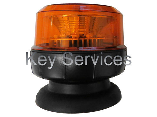 Vivid Low Profile Amber LED Beacon (Magnetic)