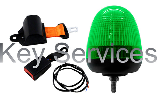 Standard Green Beacon Seatbelt Kit (Single Bolt)